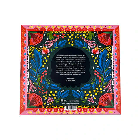 LIBRO PARA COLOREAR CELEBRA LA VIDA 