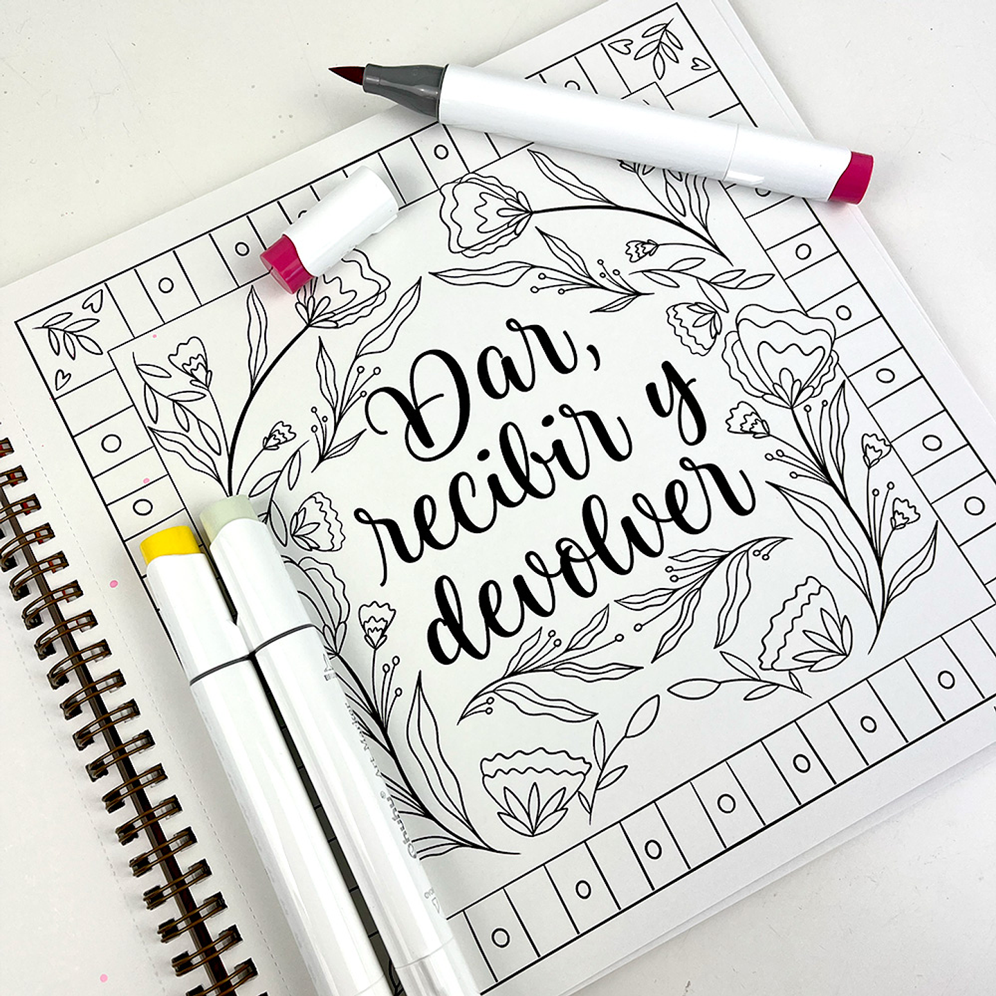 LIBRO PARA COLOREAR CELEBRA LA VIDA  6