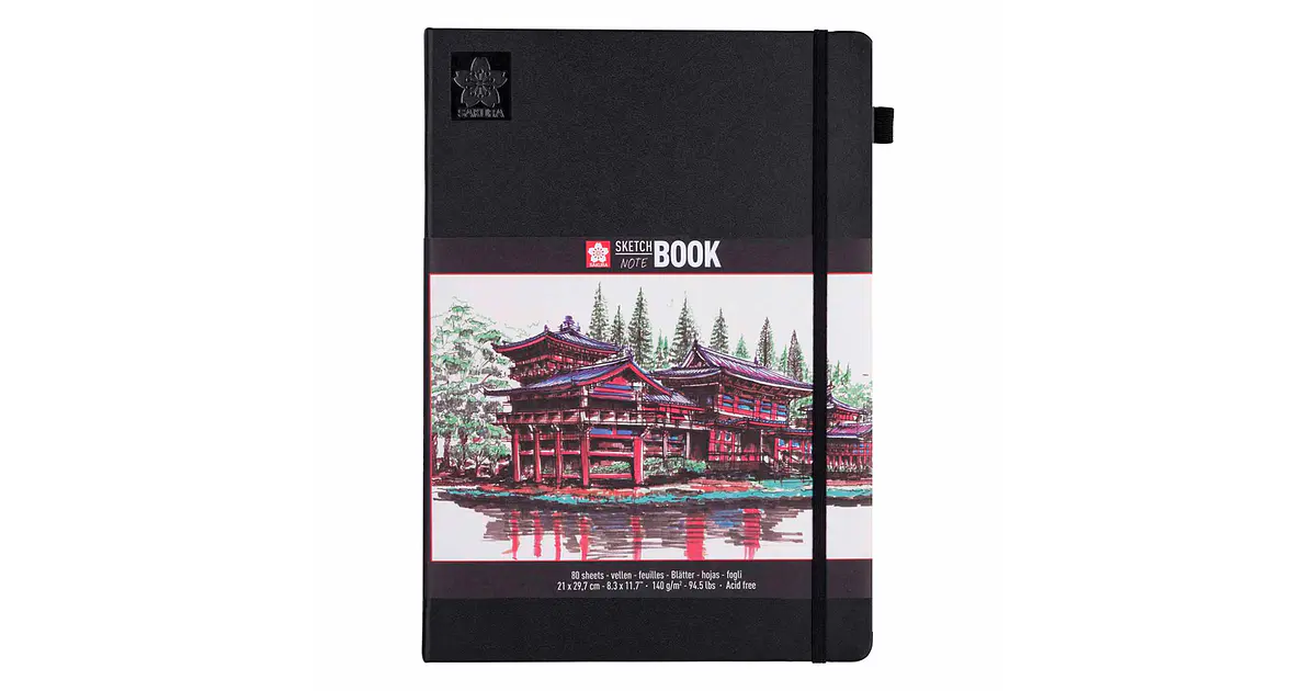 SKETCHBOOK SAKURA HOJA BLANCA CREMA A4 (21X29,7CM) 140GR