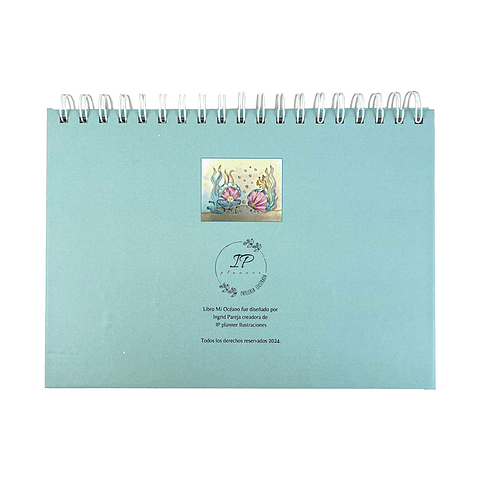 LIBRO PARA PINTAR MI OCÉANO 