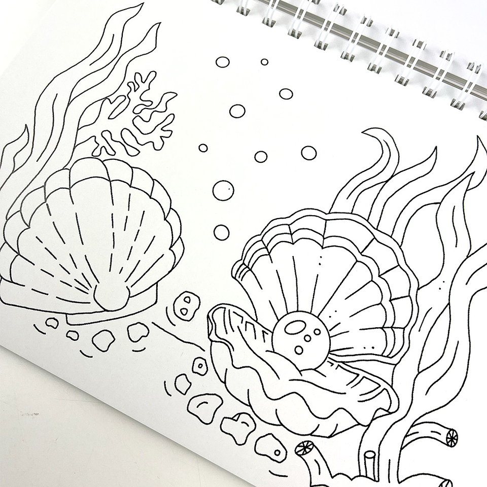 LIBRO PARA PINTAR MI OCÉANO  5