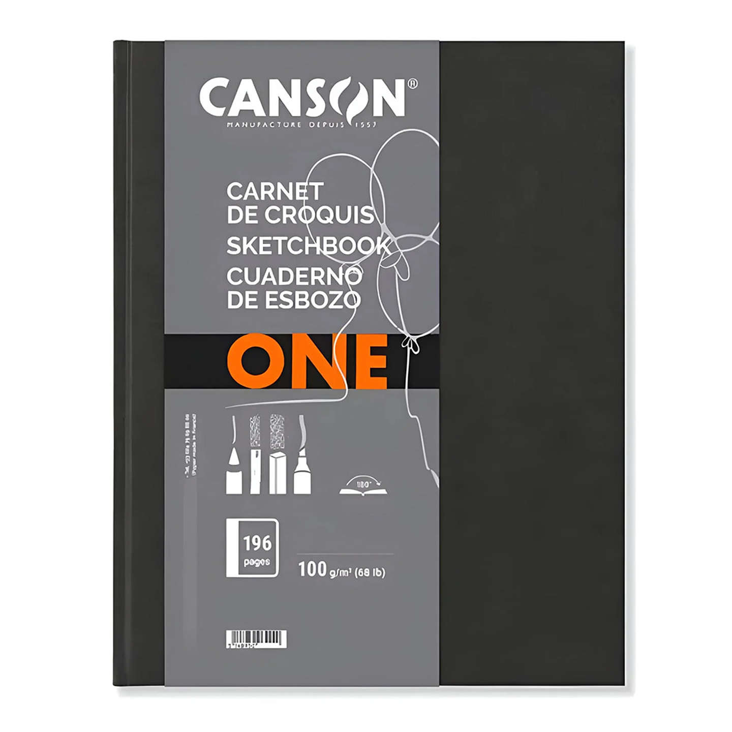 ART BOOK ONE LIBRETA 14 X 21,6 CM 98 HOJAS 100G  1