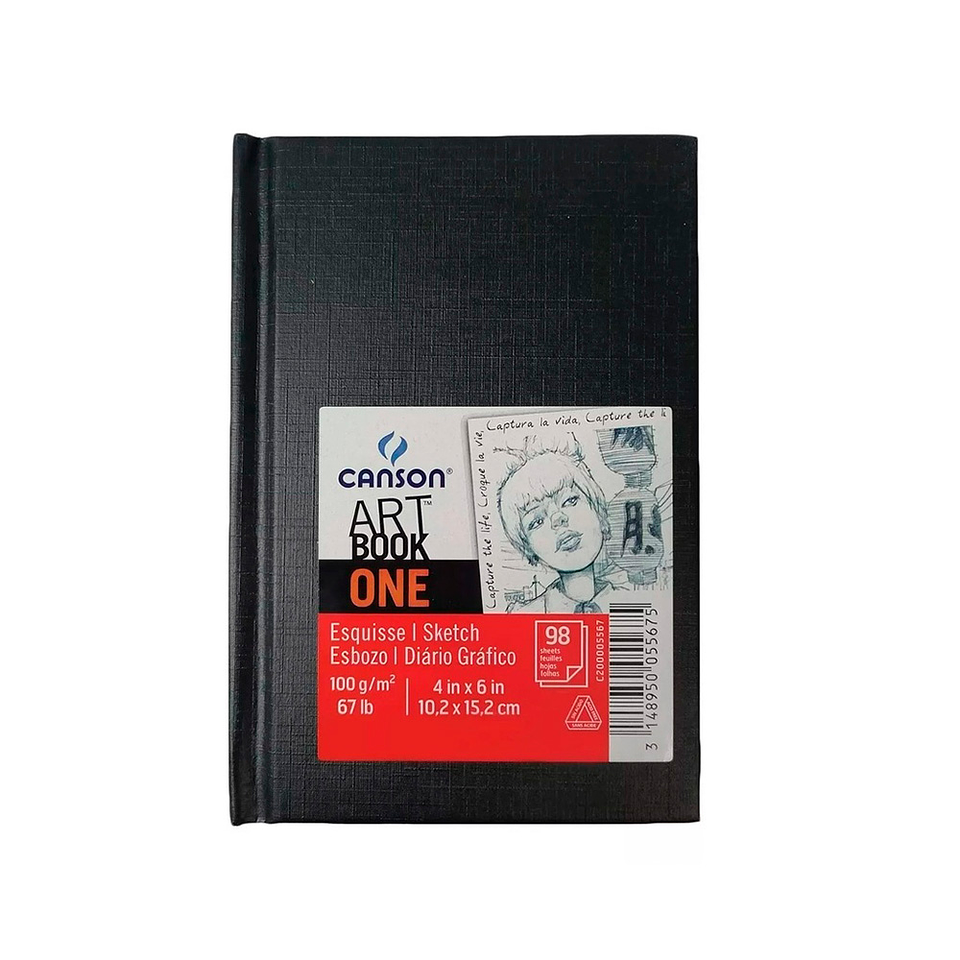 ART BOOK ONE LIBRETA 10,2 X 15,2 CM 98 HOJAS 100G  1