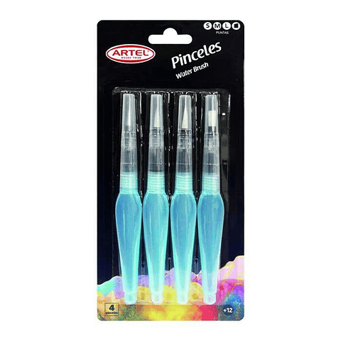 Set 4 Pinceles Artel Water Brush 