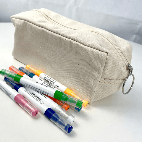 ESTUCHE DE LONA PARA COLOREAR GRANDE 