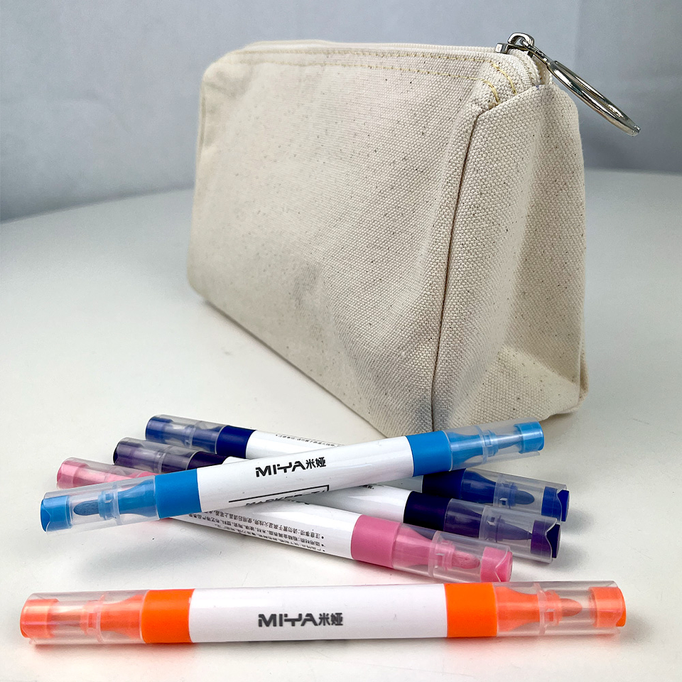 ESTUCHE DE LONA PARA COLOREAR MEDIANO  1