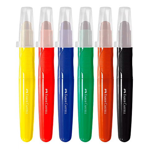 CRAYONES JUMBO CREMOSOS ESTUCHE X6 