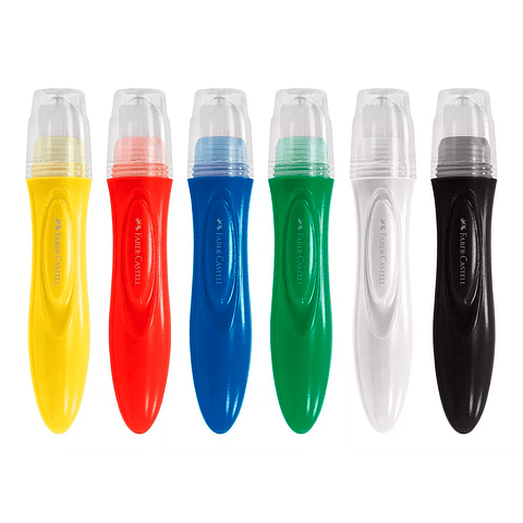CHISGUETES TÉMPERA LITTLE CREATIVES FABER-CASTELL 