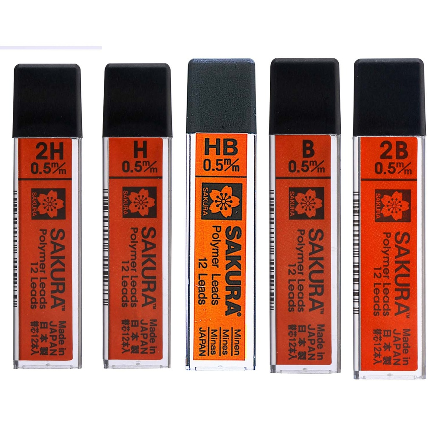 MINAS GRAFITO SAKURA 0.5MM 2H  1