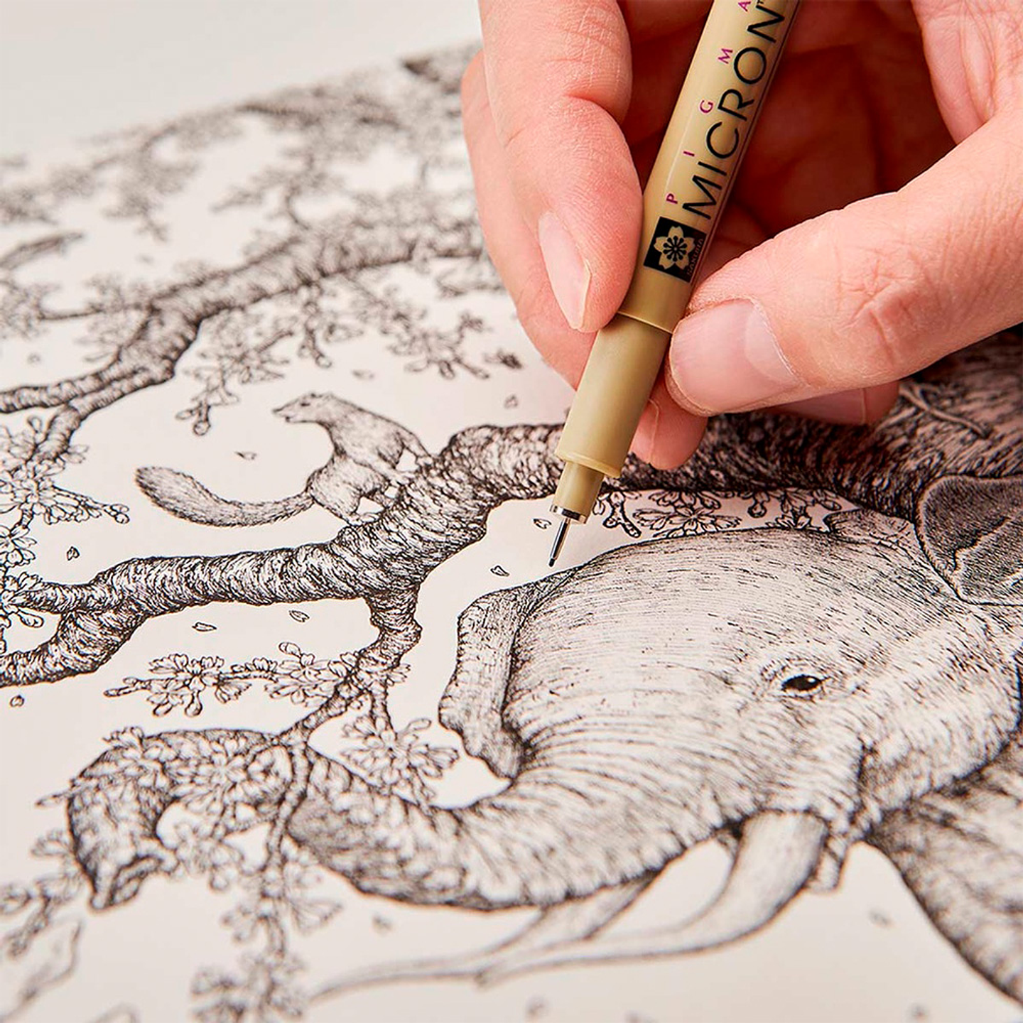 SAKURA PIGMA MICRON SET 6 TIRALÍNEAS NEGROS  3