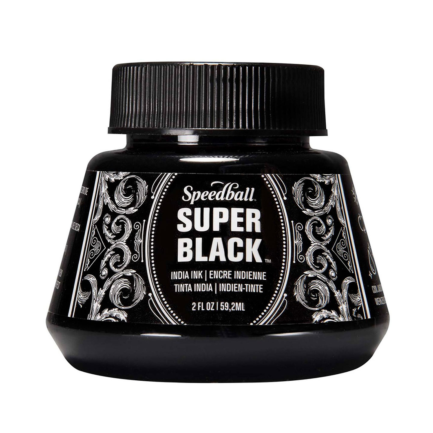 TINTA CHINA SPEEDBALL SUPER BLACK 59 ML  1