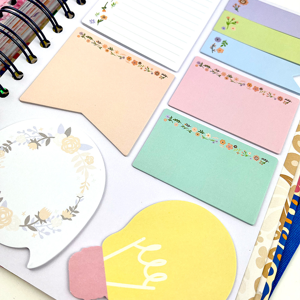 AGENDA ASCOTT C/ESPIRAL FLOWERED 22X17.1 CM  8