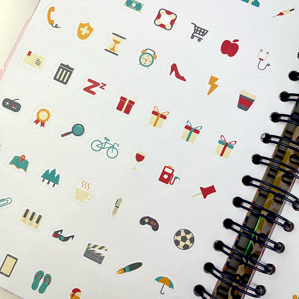 AGENDA ASCOTT C/ESPIRAL FLOWERED 22X17.1 CM  9