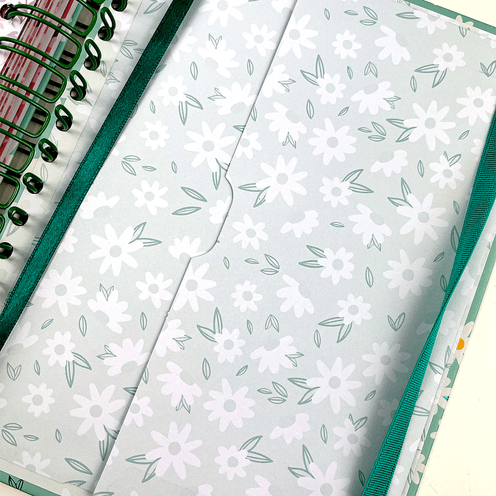 AGENDA ASCOTT C/ESPIRAL FLOWERED 22X17.1 CM  10
