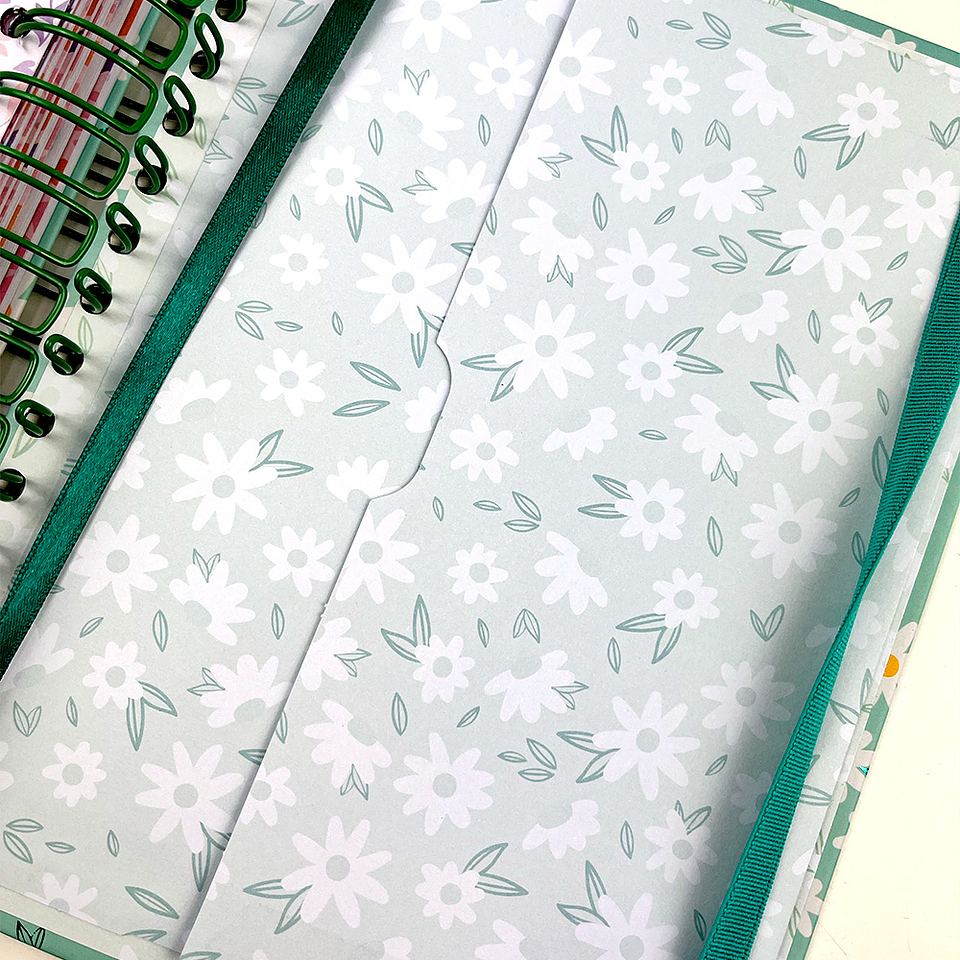 AGENDA ASCOTT C/ESPIRAL FLOWERED 22X17.1 CM  10