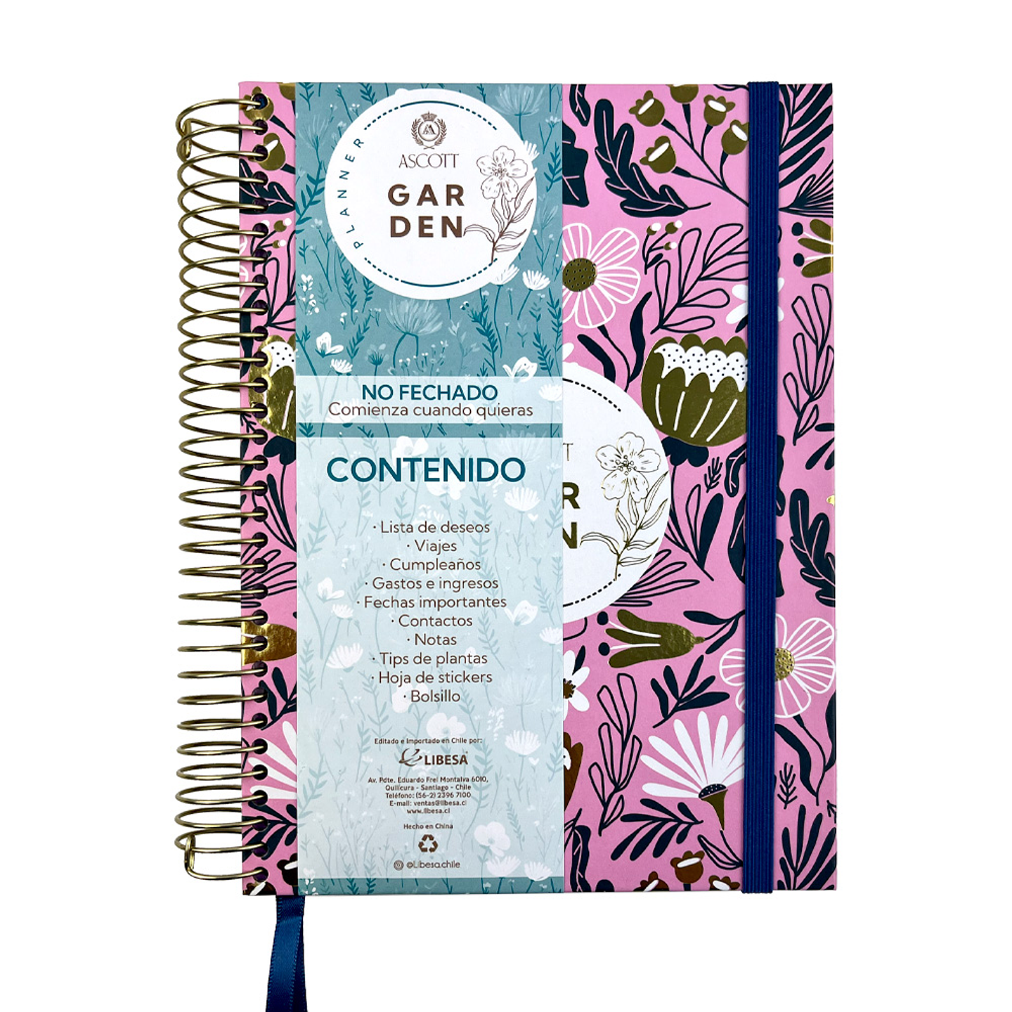 PLANNER ASCOTT GARDEN 20X14 CM  5