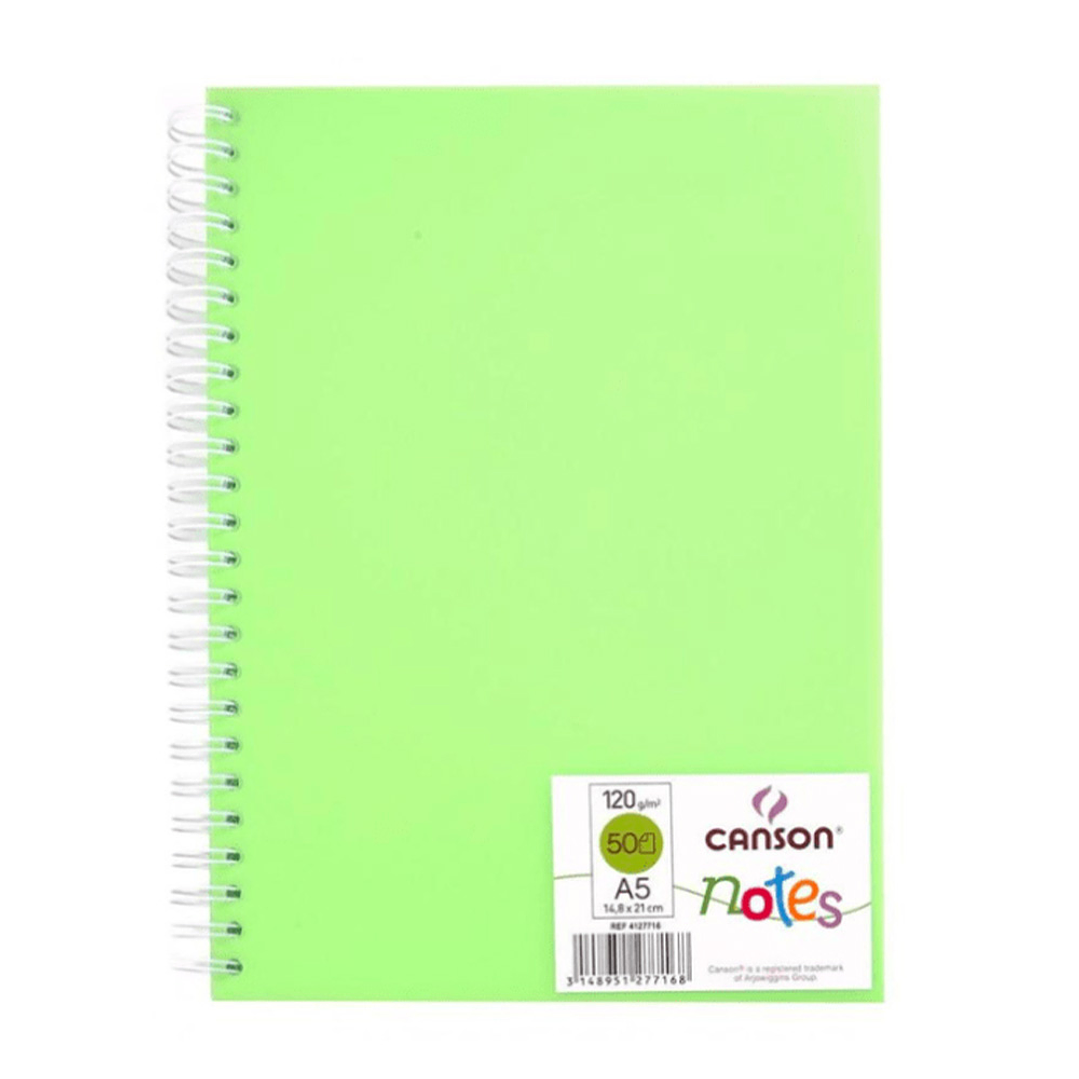 CUADERNO 50 HOJAS A5 120G/M² TAPA POLIPROPILENO VERDE 1