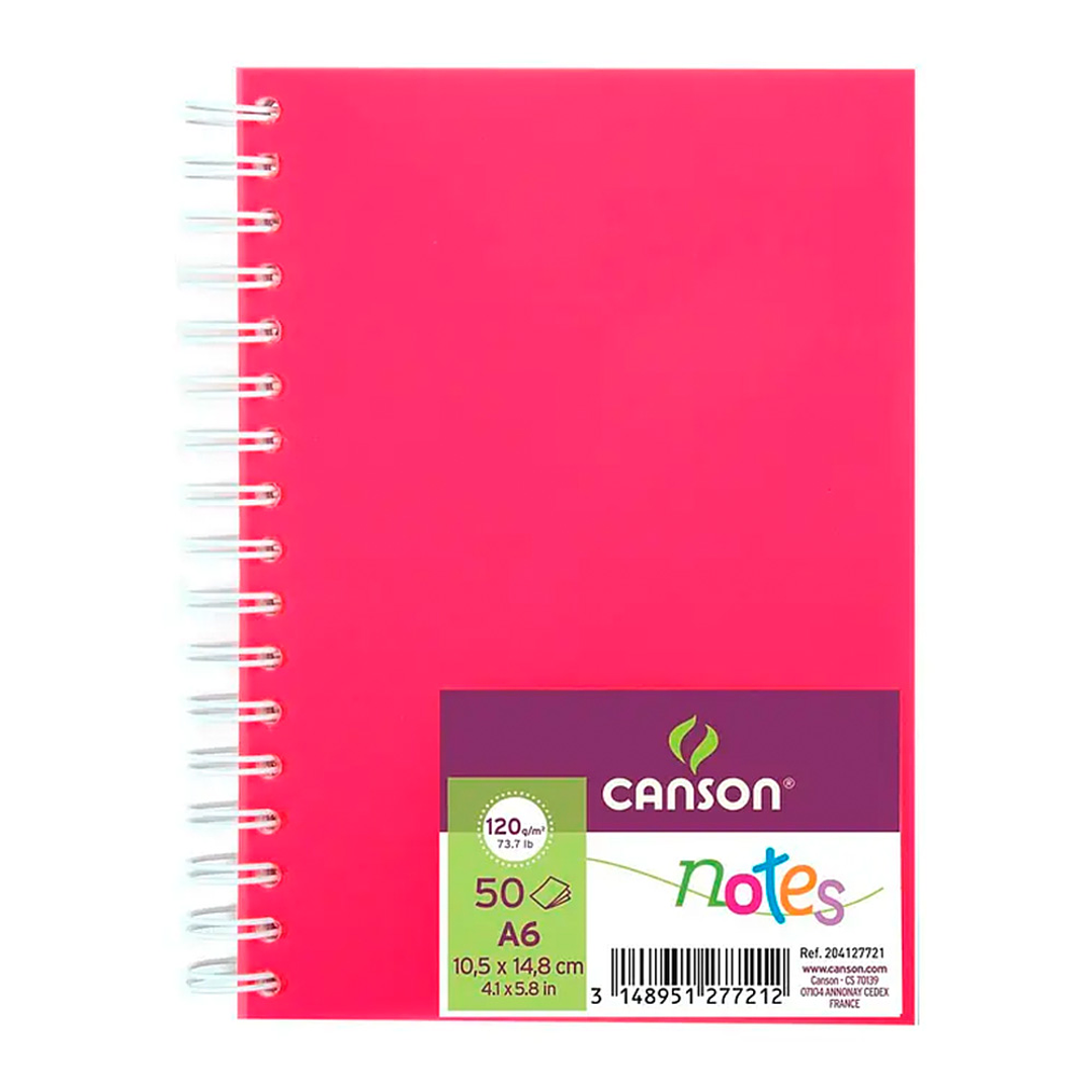 CUADERNO 50 HOJAS A6 120G/M² TAPA POLIPROPILENO 5 COL.  4