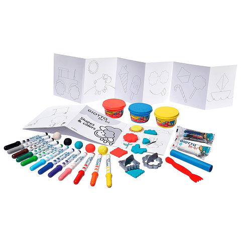 SET CREATIVO GIOTTO BE-BE PARA COLOREAR Y MOLDEAR 