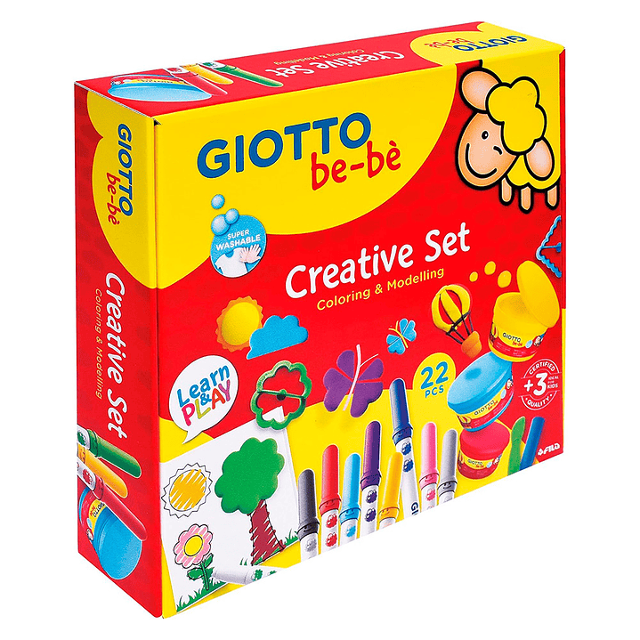 SET CREATIVO GIOTTO BE-BE PARA COLOREAR Y MOLDEAR  4