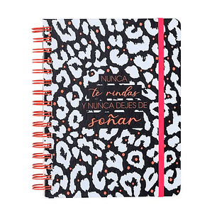 PLANNER 12 MESES 2025/ANIMAL PRINT 16X21CM 