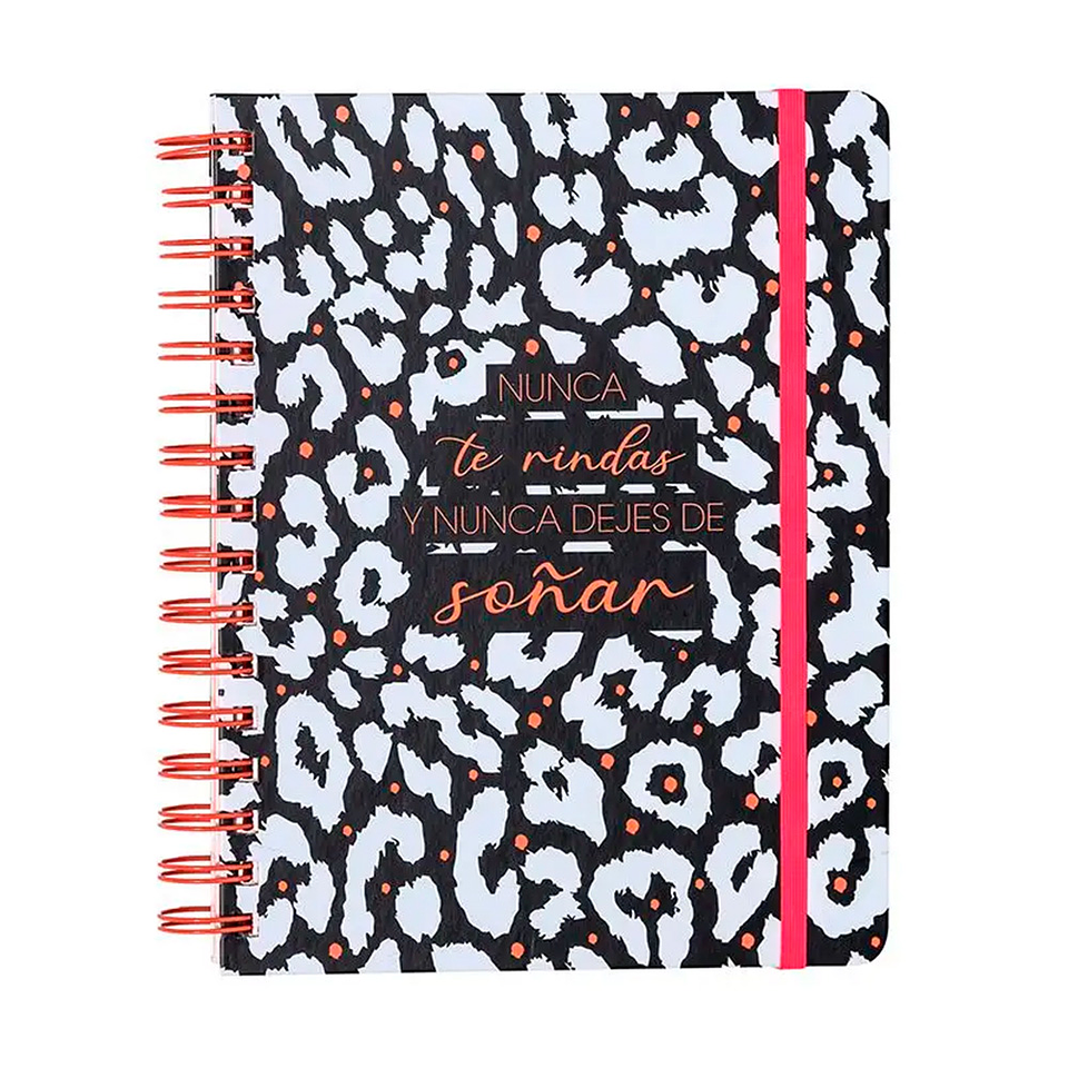 PLANNER 12 MESES 2025/ANIMAL PRINT 16X21CM  1