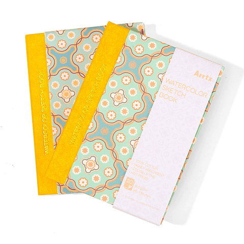 ARRTX CUADERNO DE BOCETOS PARA ACUARELA 