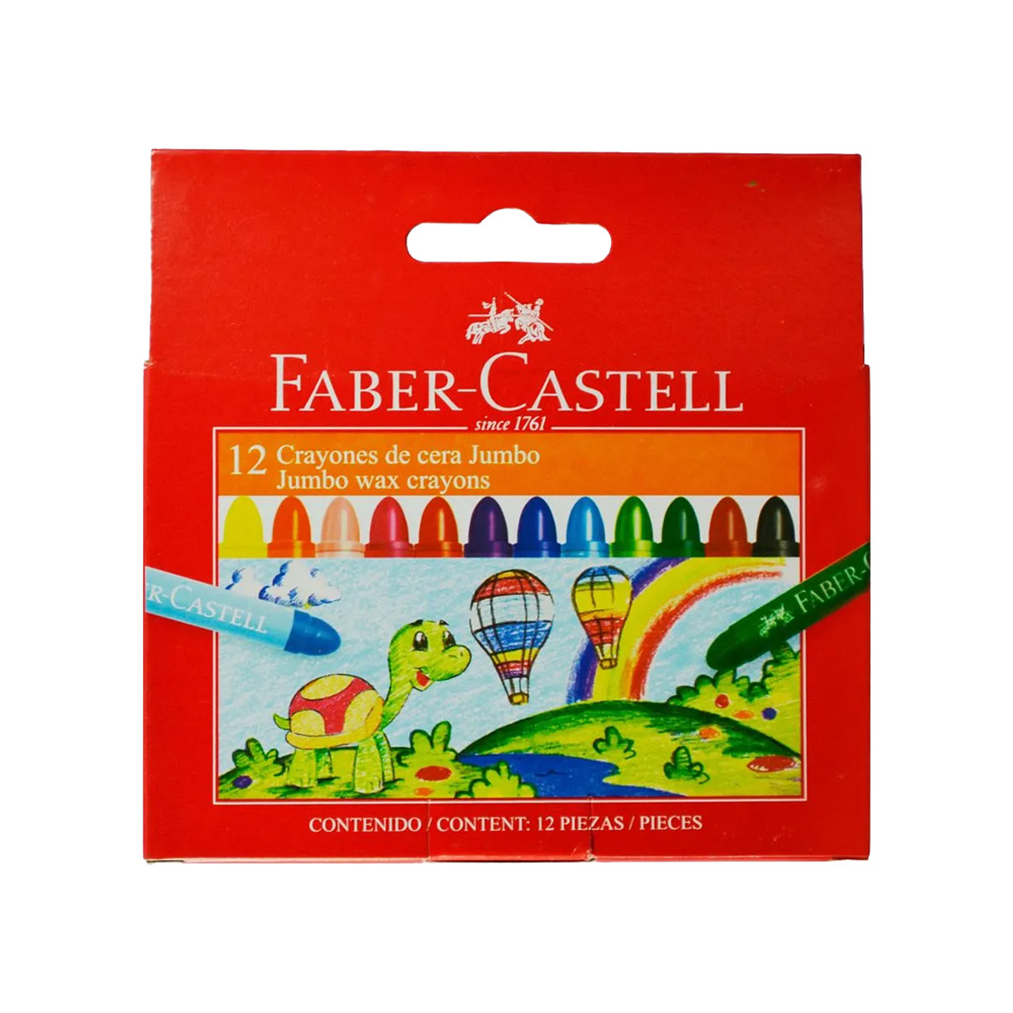 CRAYONES DE CERA JUMBO 12 COLORES  1