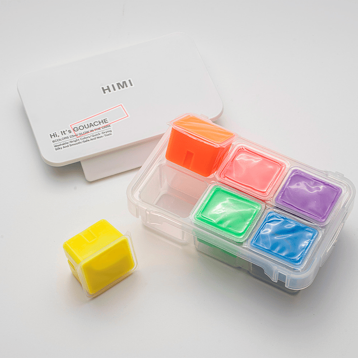 HIMI SET GOUACHE BRILLO EN LA OSCURIDAD  6