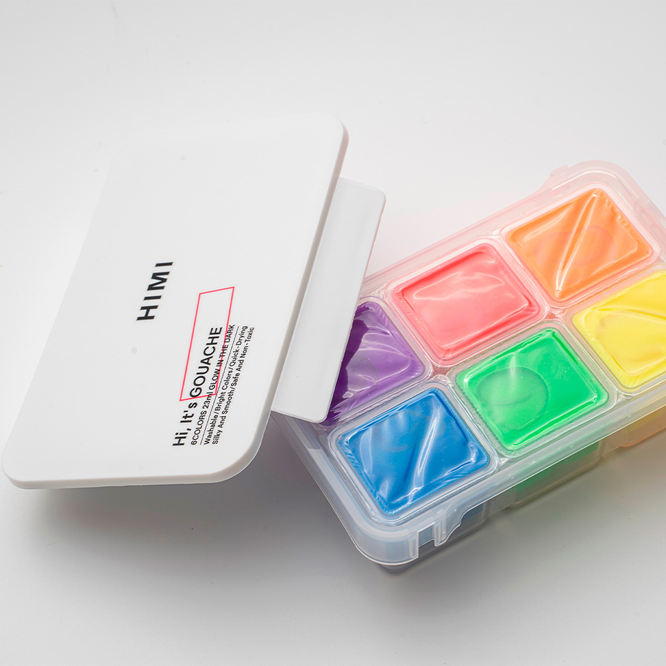 HIMI SET GOUACHE BRILLO EN LA OSCURIDAD  1