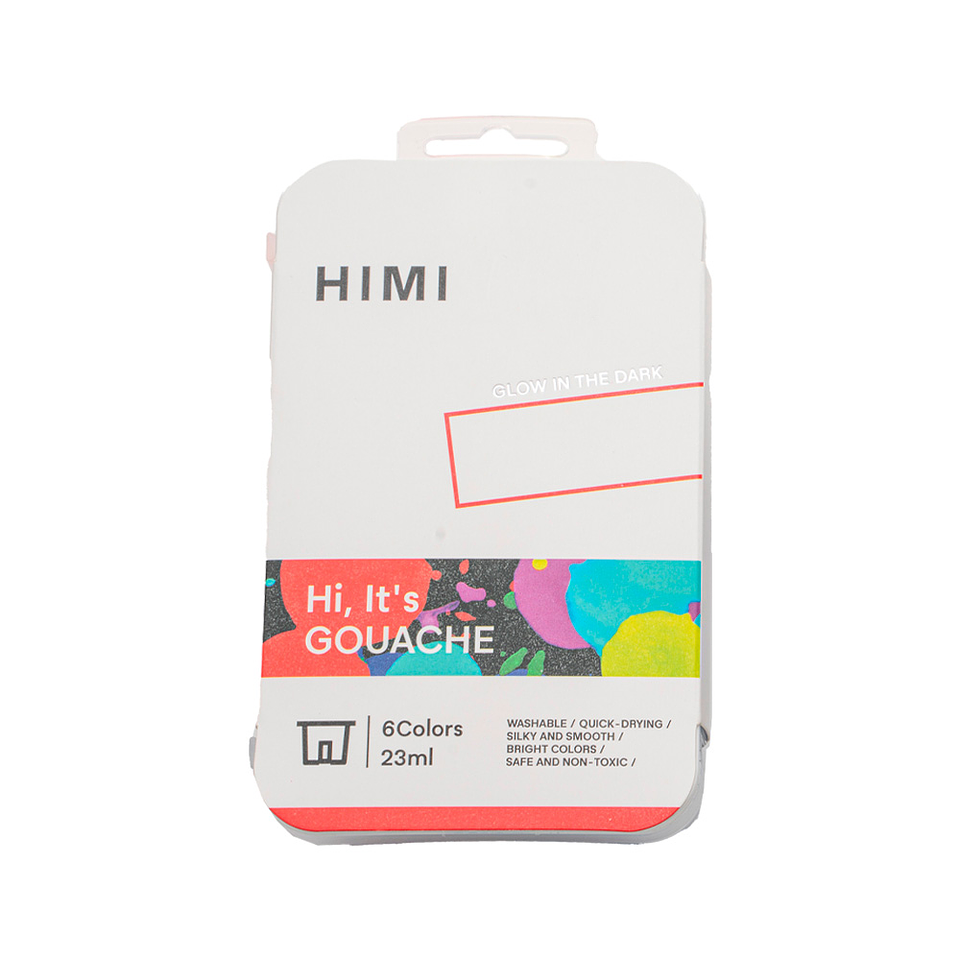 HIMI SET GOUACHE BRILLO EN LA OSCURIDAD  2