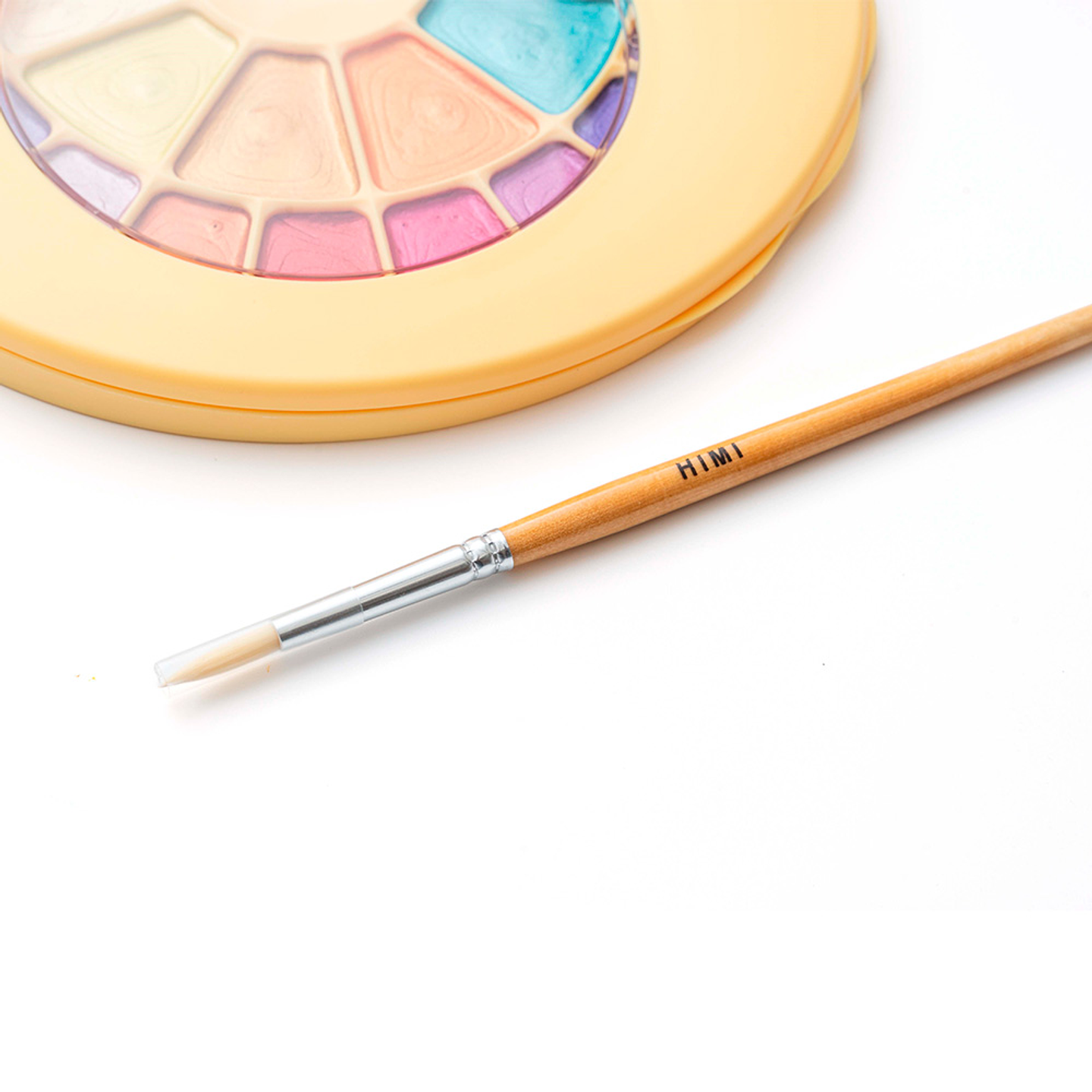 HIMI SET DE PINTURA SEMI HUMEDAD 24 COLORES METALIZADOS 5