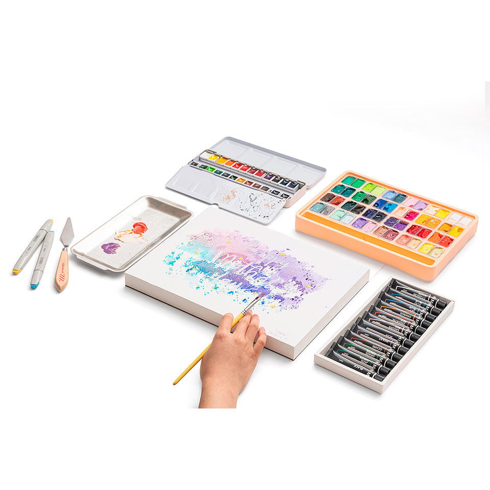 HIMI BLOCK PARA TÉCNICAS MIXTAS 22.9x30.5 CM 180 GR 3