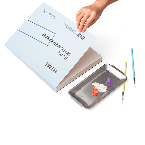 HIMI BLOCK PARA TÉCNICAS MIXTAS 22.9x30.5 CM 180 GR