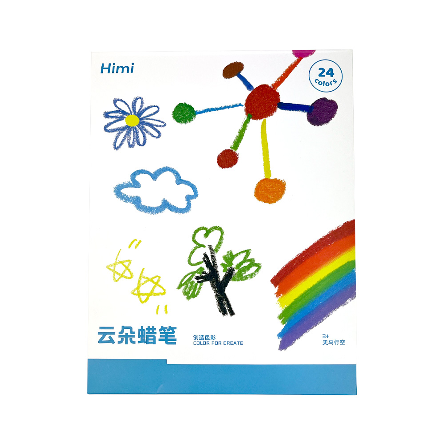 HIMI CRAYÓN DE NUBE 24 COLORES 2