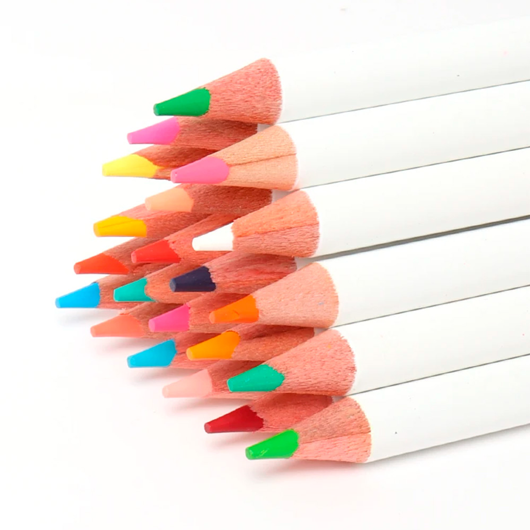 MIYA LÁPICES DE COLOR AL OLEO GEOMETRICOS 24 COLORES 3