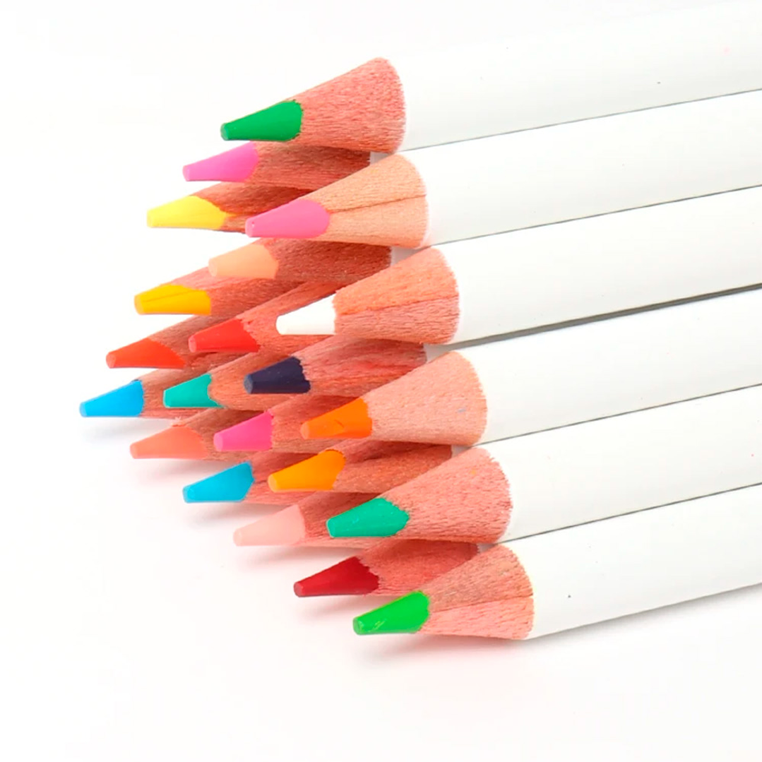 MIYA LÁPICES DE COLOR AL OLEO GEOMETRICOS 48 COLORES 3