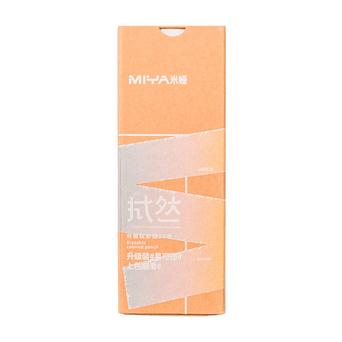 MIYA LÁPIZ DE COLOR BORRABLE 24 COLORES