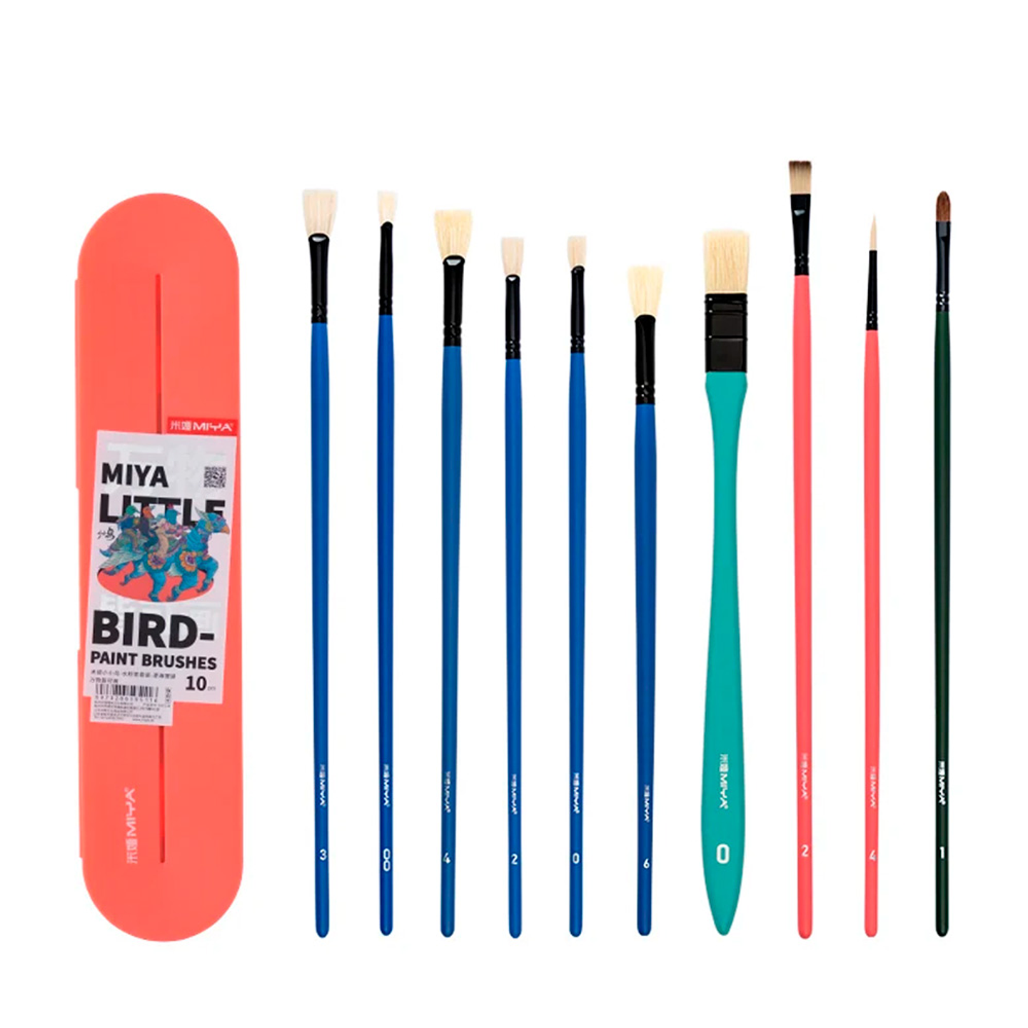 HIMI SET DE 10 PINCELES MULTIFORMA PINK 1