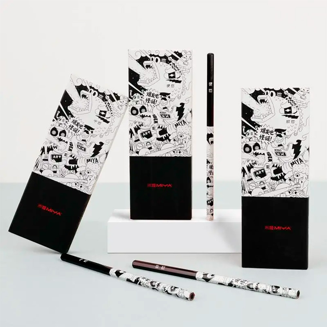MIYA LÁPIZ GRAFITO 8B 7