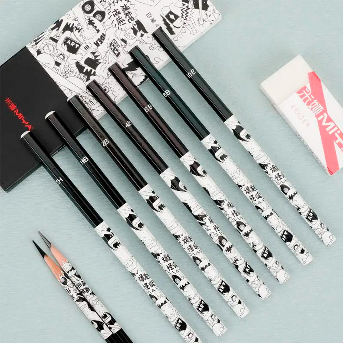 MIYA LÁPIZ GRAFITO 8B 5