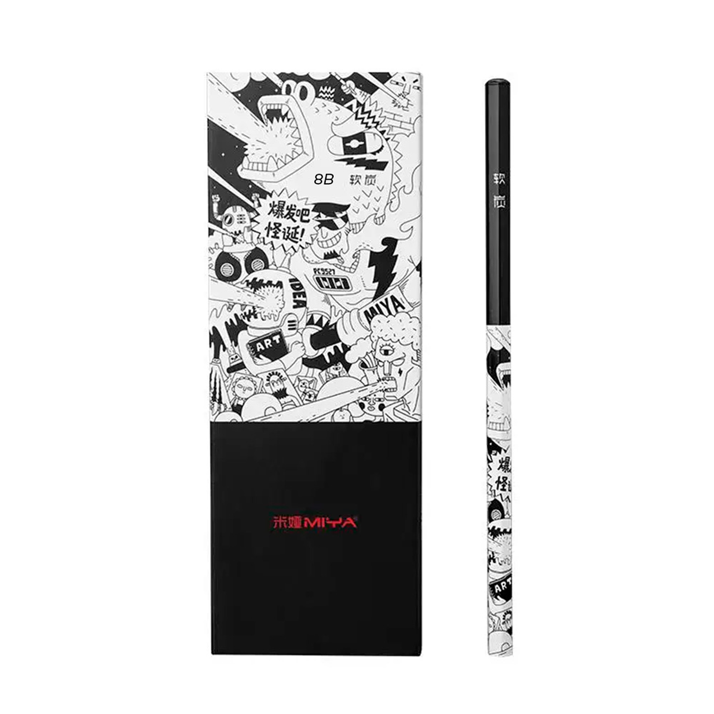 MIYA LÁPIZ GRAFITO 8B 1