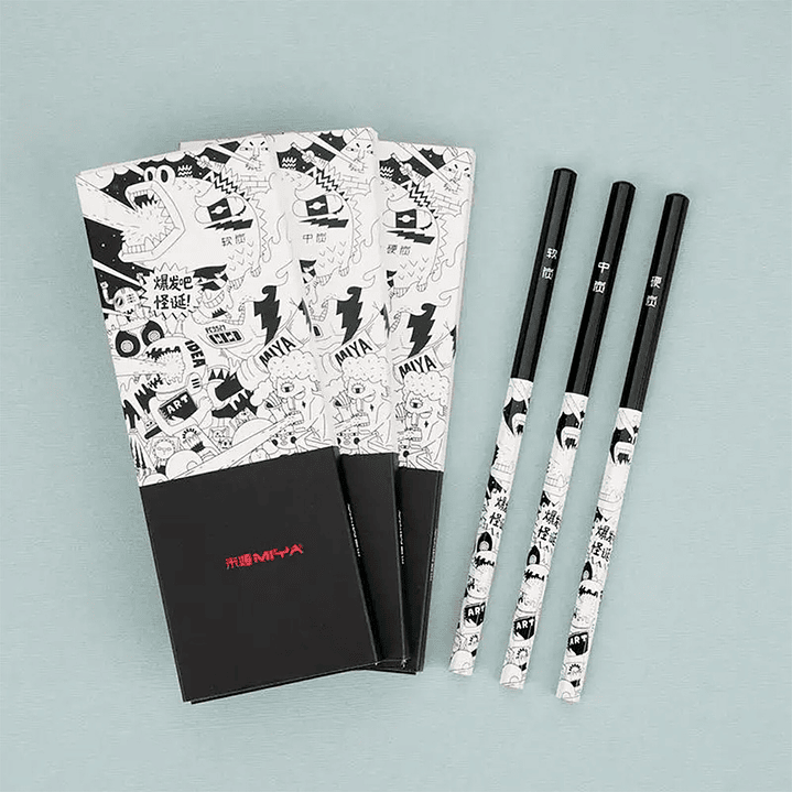 MIYA LÁPIZ GRAFITO 10B 4