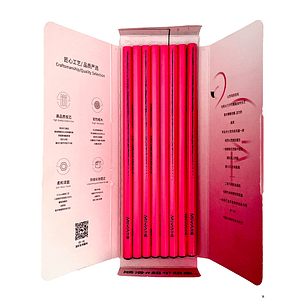 MIYA LÁPIZ CARBÓN DE SAUCE SERIE FLAMINGO 1 UNIDAD