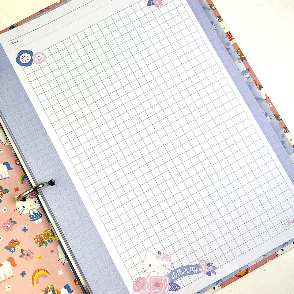 CUAD. PROARTE PREMIUM RECARGABLE HELLO KITTY 90 HOJAS 3
