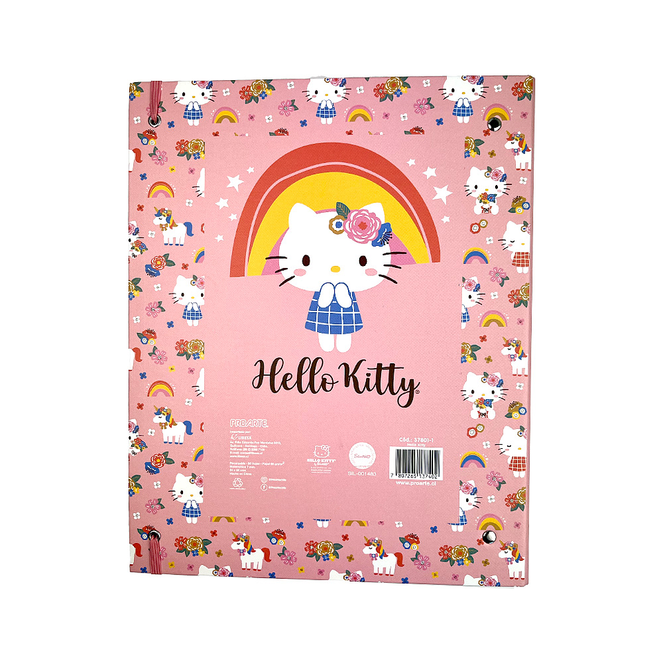 CUAD. PROARTE PREMIUM RECARGABLE HELLO KITTY 90 HOJAS 4