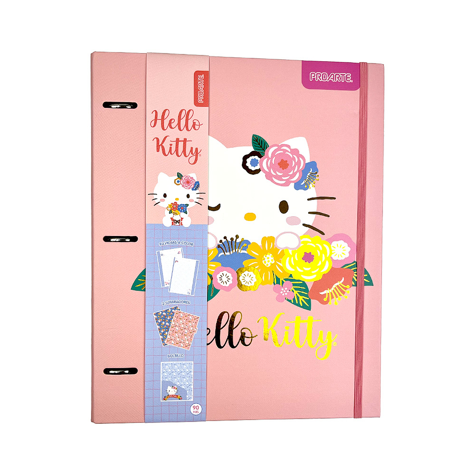 CUAD. PROARTE PREMIUM RECARGABLE HELLO KITTY 90 HOJAS 2