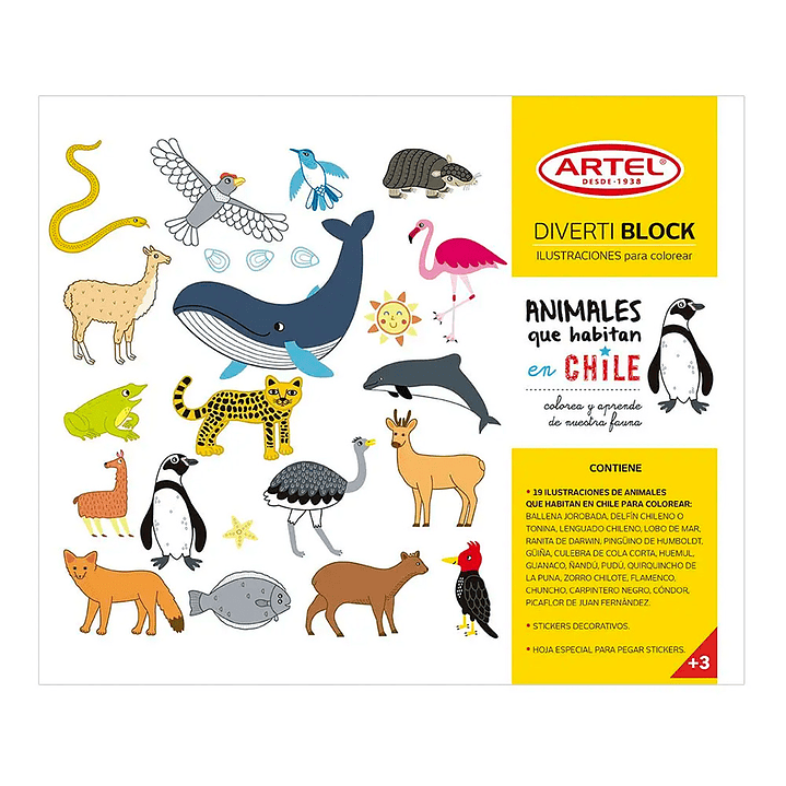 DIVERTI BLOCK ANIMALES CHILENOS 1