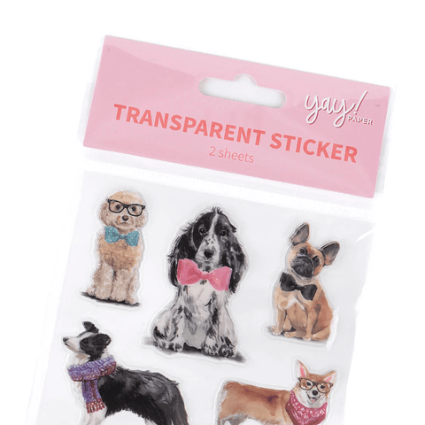 STICKERS 2 HOJAS PERROS 