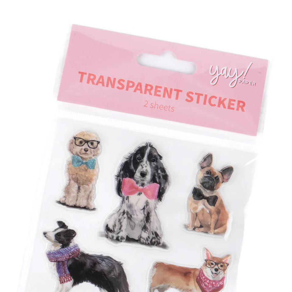 STICKERS 2 HOJAS PERROS  2